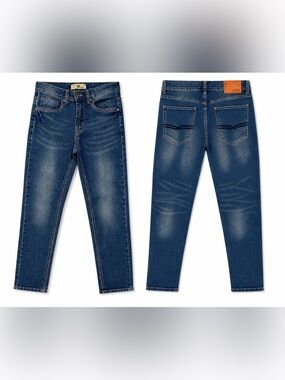 Refinery Republic Men’s Blue Slim Straight Jeans Size 30x30 Dark Wash Denim